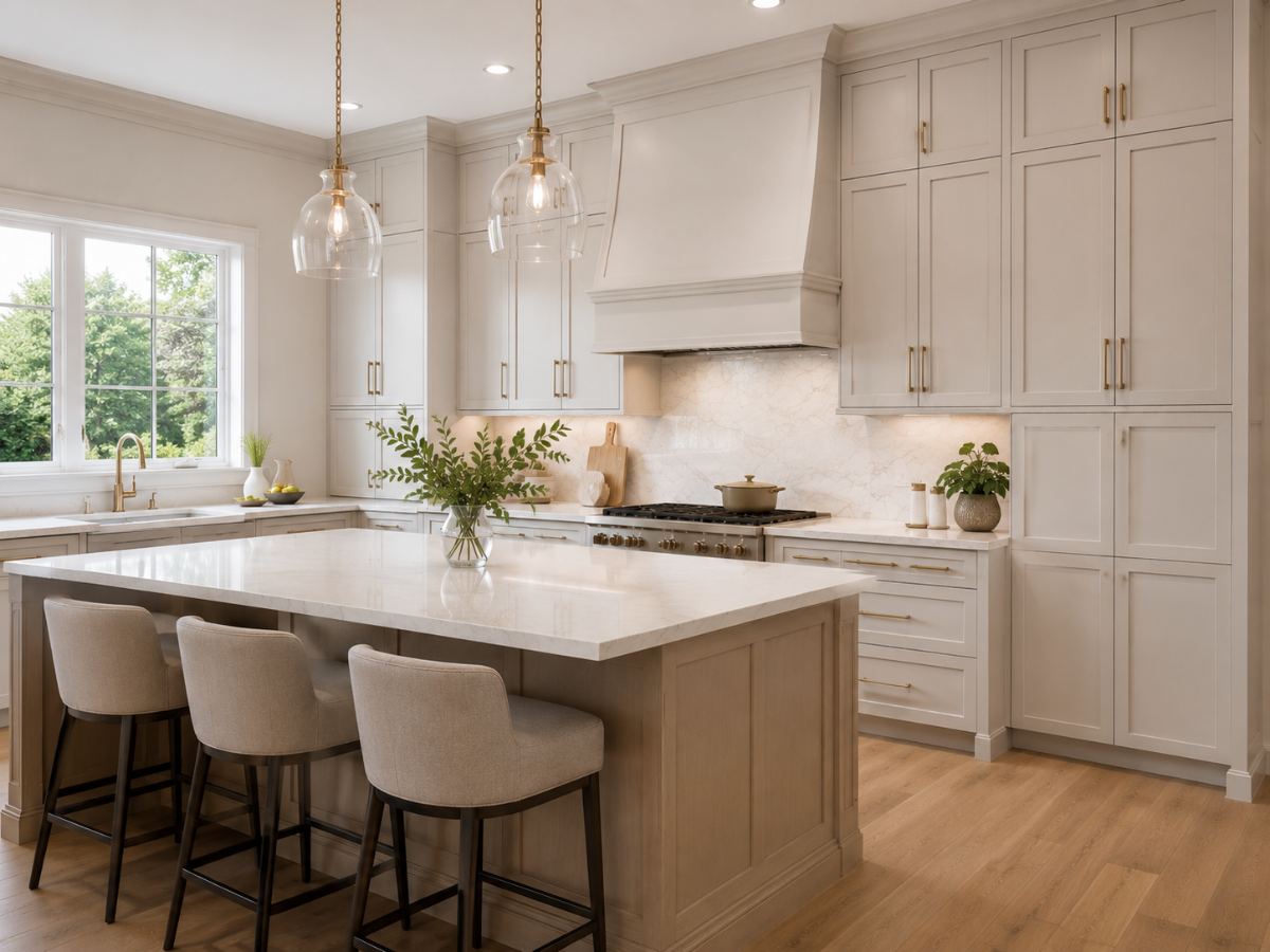Luxury kitchen remodel completed by Ace Home Solutions in DFW